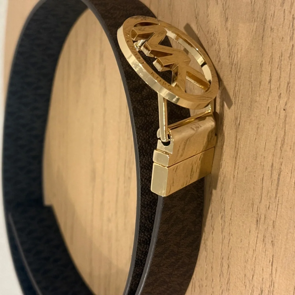 Michael Kors‎ Black and Gold Reversible Belt